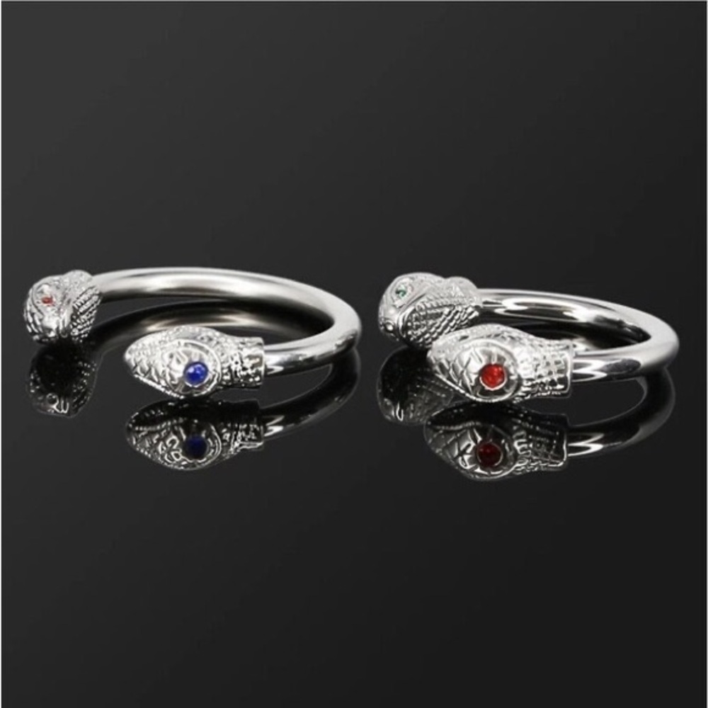 Men’s Stainless Steel Snake glans ring - Picture 1 of 7